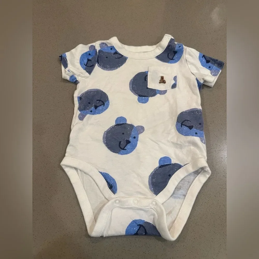 Gap babyGap Brannan's Favorite Mix & Match Bear Short sleeve onsie 12-18 Months